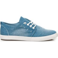 Trampki damskie slip on: Jeansowe trampki GERTRUDES