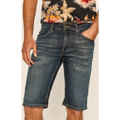 Tommy Jeans - Szorty jeansowe. Niebieskie spodenki i szorty męskie Tommy Jeans, m, bez wzorów, z elastanu, casualowe. W wyprzedaży za 239,90 zł.