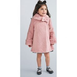 Mayoral - Płaszcz dziecięcy 92-134 cm. Różowe kurtki dziewczęce Mayoral, bez wzorów, z poliesteru, bez kaptura. Za 228,90 zł.