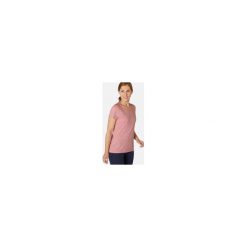 Koszulka Gym & Pilates 500 damska. Różowe koszulki damskie NYAMBA, xs, bez wzorów, z elastanu, bez kołnierzyka, bez rękawów. Za 19,99 zł.