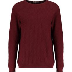 Kardigany męskie: Knowledge Cotton Apparel CHECK ROUND NECK Sweter tawny red