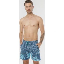 Niebieskie Szorty Jenylena. Niebieskie spodenki i szorty męskie Born2be, xxl, bez wzorów. W wyprzedaży za 29,99 zł.