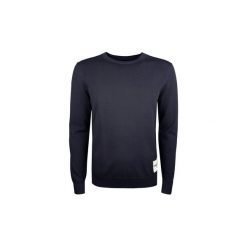 Swetry Calvin Klein Jeans J30J307324. Niebieskie swetry męskie Calvin Klein Jeans, s, bez wzorów, z jeansu, bez kołnierzyka, bez kaptura. Za 289,00 zł.