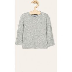 Tommy Hilfiger - Longsleeve dziecięcy 74-176 cm. Niebieskie t-shirty chłopięce TOMMY HILFIGER, bez wzorów, z bawełny, z długim rękawem. Za 99,90 zł.