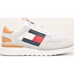 Tommy Jeans - Buty. Białe buty sportowe damskie Tommy Jeans, bez wzorów, z jeansu, sportowe. Za 399,90 zł.