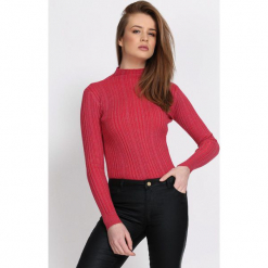 Czerwony Golf Agleam. Czerwone golfy damskie Born2be, l, z dzianiny. Za 59,99 zł.
