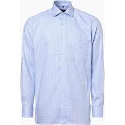 Andrew James - Koszula męska niewymagająca prasowania, niebieski. Niebieskie koszule męskie na spinki Andrew James, m, z bawełny. Za 179,95 zł.
