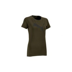 Koszulka krótki rękaw Slim Gym & Pilates 100 damska. Brązowe t-shirty damskie marki Puma, s, z elastanu. W wyprzedaży za 59,99 zł.