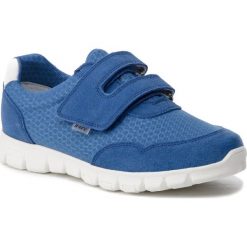 Sneakersy BARTEK - 58789/SAD Niebieski. Niebieskie trampki chłopięce Bartek, bez wzorów, ze skóry, na rzepy. W wyprzedaży za 159,00 zł.