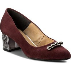 Półbuty SERGIO BARDI - Calvera SS127317318SW 234. Czerwone półbuty damskie skórzane Sergio Bardi, eleganckie, na obcasie. W wyprzedaży za 179,00 zł.