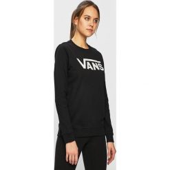 Vans - Bluza. Czarne bluzy damskie Vans, s, z nadrukiem, z bawełny, bez rękawów, bez kaptura. W wyprzedaży za 169,90 zł.