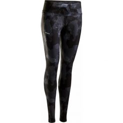 LEGGINSY Tenis LEG TH900 damskie. Czarne legginsy sportowe damskie ARTENGO, xl, bez wzorów, z elastanu, tenisowe. Za 89,99 zł.