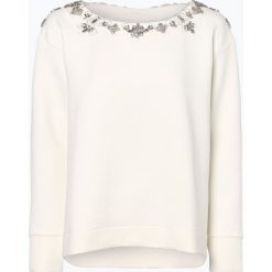 Marc Cain Collections - Damska bluza nierozpinana z dodatkiem jedwabiu, beżowy. Brązowe bluzy damskie marki Marc Cain Collections, bez wzorów, z jedwabiu, bez rękawów, bez kaptura. Za 899,95 zł.