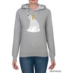 Bluzy damskie: Bluza damska z misiem polarnym
