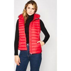 Kamizelka TOMMY HILFIGER Essential WW0WW25141. Czerwone kamizelki damskie TOMMY HILFIGER, xs, bez wzorów, z poliamidu, bez kaptura. Za 639,00 zł.