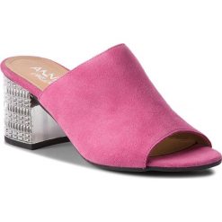 Chodaki damskie: Klapki ANN MEX – 8827 02DW Róż/Fuksja
