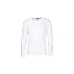 T-shirty z długim rękawem Sisley FASTYNU. Białe t-shirty męskie Sisley, m, bez wzorów, bez kołnierzyka, długie. Za 90,30 zł.