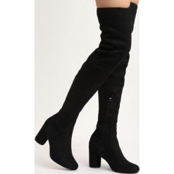 Buty zimowe damskie: Czarne Kozaki Brace Yourself