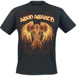 Amon Amarth Burning Eagle T-Shirt czarny. Czarne koszulki męskie marki Amon Amarth, l, z nadrukiem, z dekoltem na plecach. Za 74,90 zł.