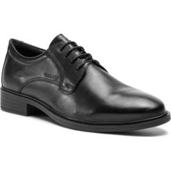 Półbuty GEOX - U Gladwin A U844WA 00043 C9999 Black. Czarne buty wizytowe męskie Geox, z materiału. W wyprzedaży za 239,00 zł.