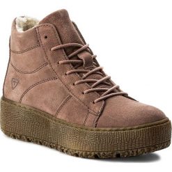 Botki TAMARIS - 1-26256-29 Powder 591. Różowe botki damskie zamszowe marki Tamaris. W wyprzedaży za 229,00 zł.