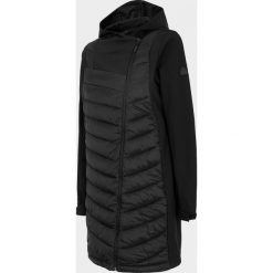 Softshell damski SFD602 - głęboka czerń - Outhorn. Pomarańczowe kurtki damskie Outhorn, bez wzorów, z softshellu, bez kaptura. W wyprzedaży za 169,99 zł.
