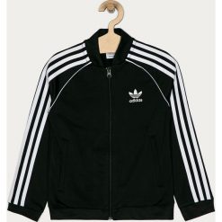 Adidas Originals - Bluza dziecięca 128-170 cm. Czarne bluzy dziewczęce adidas Originals, bez wzorów, z poliesteru, bez rękawów, bez kaptura. Za 169,90 zł.