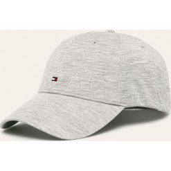 Tommy Hilfiger - Czapka. Szare czapki męskie TOMMY HILFIGER, bez wzorów, z bawełny. Za 139,90 zł.