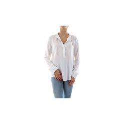 Koszule Guess 92G459 8592Z. Białe koszule damskie Guess, z aplikacjami, bez kołnierzyka, bez rękawów. Za 308,02 zł.