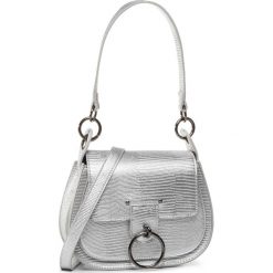 Torebka DEEZEE - RC17851 Silver. Szare torebki klasyczne damskie DeeZee, bez wzorów, ze skóry ekologicznej, klasyczne, bez dodatków. Za 119,99 zł.