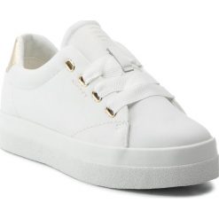 Sneakersy GANT - Aurora 19531861 Bright White G290. Białe półbuty damskie GANT, ze skóry. Za 479,00 zł.