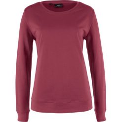 Bluzy damskie: Bluza dresowa bonprix czerwony purpurowy