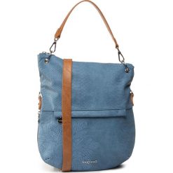 Torebka DESIGUAL - 20SAXPDV 5052. Niebieskie torebki klasyczne damskie Desigual, bez wzorów, ze skóry ekologicznej, klasyczne, na ramię, bez dodatków. Za 299,00 zł.