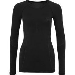 Podkoszulki damskie: ODLO CREW NECK EVOLUTION WARM Podkoszulki black/graphite grey