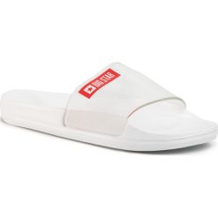 Klapki BIG STAR - DD274A259 Red. Białe klapki damskie BIG STAR, bez wzorów, z tworzywa sztucznego, bez obcasa. W wyprzedaży za 59,00 zł.