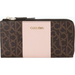 Calvin Klein - Portfel damski, brązowy. Pomarańczowe portfele damskie marki Calvin Klein. Za 179,95 zł.