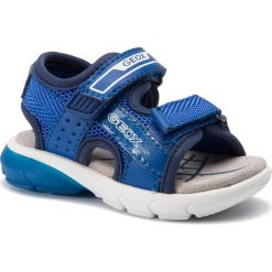 Sandały GEOX - B S.Flexyper B.B B922UB 014BU C4227 M Royal/Navy. Niebieskie sandały chłopięce Geox, ze skóry ekologicznej, bez zapięcia. W wyprzedaży za 169,00 zł.