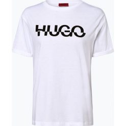 HUGO - T-shirt damski – Denalisa_4, czarny. Czarne t-shirty damskie marki HUGO, xl. Za 249,95 zł.