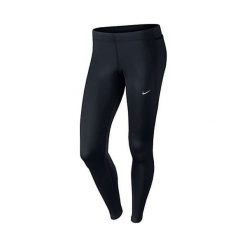 Nike TECH TIGHT, 10 | URUCHOMIENIE | KOBIETY | RAJSTOPY | CZARNY / ODBLASKOWY SILV | L. Czarne rajstopy damskie Nike, l, bez wzorów, bez kołnierzyka, bez rękawów. W wyprzedaży za 203,43 zł.