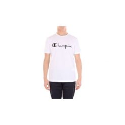 T-shirty z krótkim rękawem Champion C1M0F5014157. Białe t-shirty męskie Champion, xl, bez wzorów, bez kołnierzyka, krótkie. Za 251,63 zł.