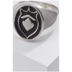Sygnety męskie: Rebel Heritage BADGE OF HONOUR Pierścionek silvercoloured