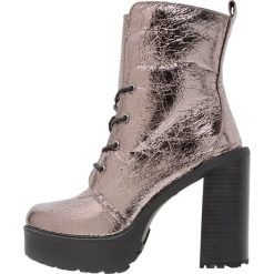 Botki damskie lity: Call it Spring POLOSKO Botki na obcasie pewter