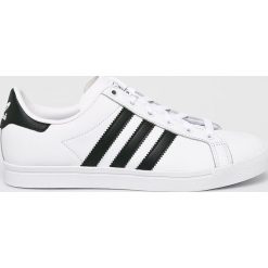 Adidas Originals - Buty Coast Star. Białe buty sportowe damskie adidas Originals, bez wzorów, ze skóry, sportowe. W wyprzedaży za 249,90 zł.