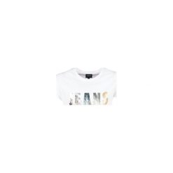 T-shirty z krótkim rękawem Armani jeans KREKOLA. Białe t-shirty damskie marki Armani Jeans, z jeansu. Za 367,20 zł.