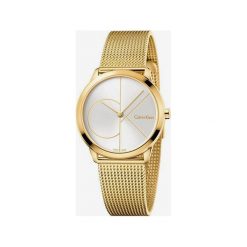 Calvin Klein Minimal Zegarek Złoty. Żółte zegarki damskie Calvin Klein, złote. Za 1303,95 zł.