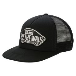 Vans Czapka Wm Beach Girl Trucker Czarny/Biały. Czarne czapki damskie marki Vans, bez wzorów, z tworzywa sztucznego. W wyprzedaży za 65,00 zł.