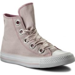 Trampki CONVERSE - Ctas Big Eyelets Hi 559917C Barely Rose/Light Orchid/White. Różowe półbuty damskie marki Converse, bez wzorów, z gumy, bez obcasa, na płaskiej podeszwie, bez zapięcia. W wyprzedaży za 219,00 zł.