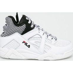 Fila - Buty Cage Cb Mid. Białe buty sportowe damskie Fila, bez wzorów, ze skóry, sportowe. Za 559,90 zł.