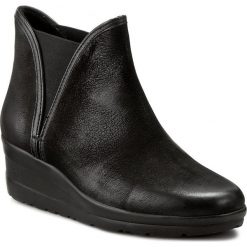 Botki SERGIO BARDI - Enrica FW1272814HB 401. Czarne botki damskie skórzane marki Sergio Bardi, eleganckie, na koturnie. W wyprzedaży za 169,00 zł.