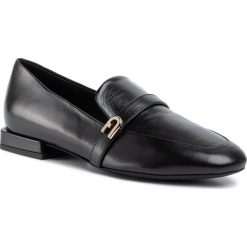 Półbuty FURLA - 1927 1055163 S YC62 W36 Nero. Czarne półbuty damskie Furla, z aplikacjami, ze skóry, bez obcasa, na obcasie, bez zapięcia. Za 989,00 zł.